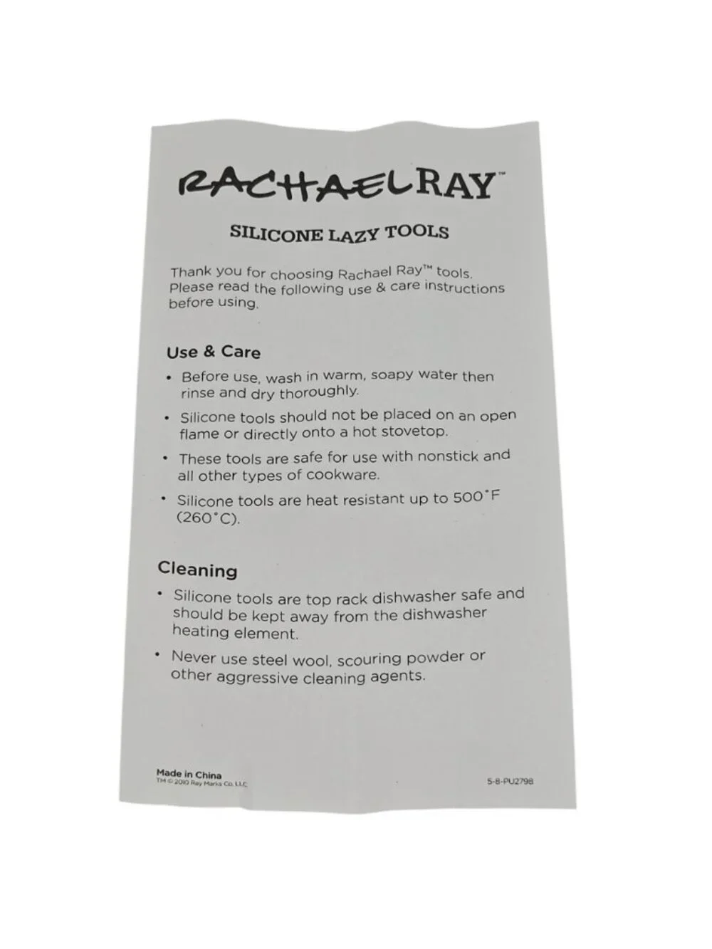 Rachael Ray Silicone Lazy Tools Ladle And Spoon Blue Kitchen Utensils NIB